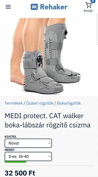 Medi protect. CAT walker boka-lbszr rgzt csizma. 