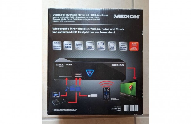 Media Player Full HD Medion MD 86162