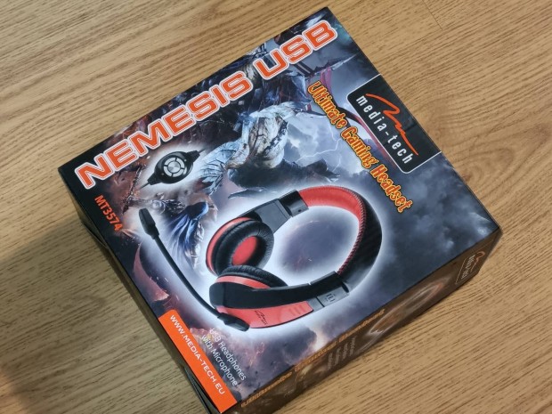 Media-Tech Nemesis MT3574 gamer headset, j 