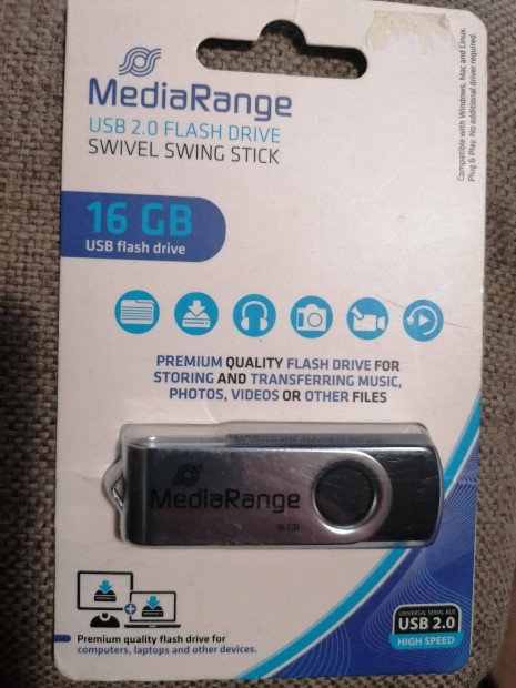 Mediarange 16 gb pendrive, USB 2.0