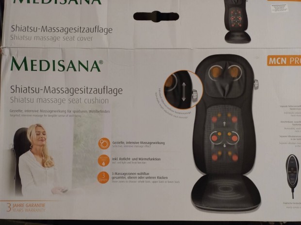 Medisana MCN Pro shiatsu masszzsls garancilis 