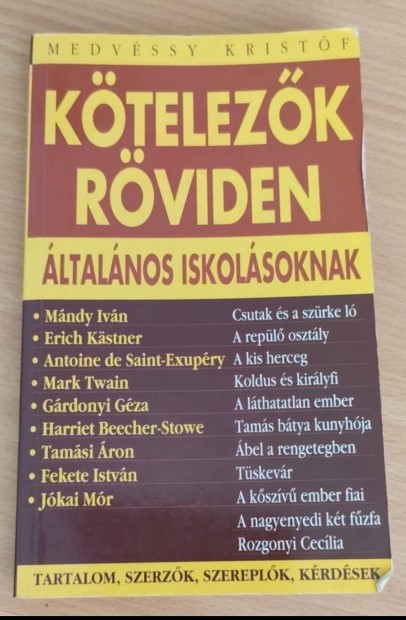 Medvssy Kristf: Ktelezk rviden 