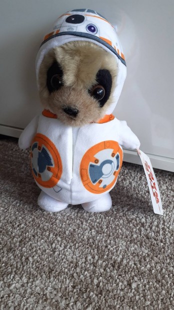 Meerkat Star Wars BB8 jelmezben plss figura j, cimks