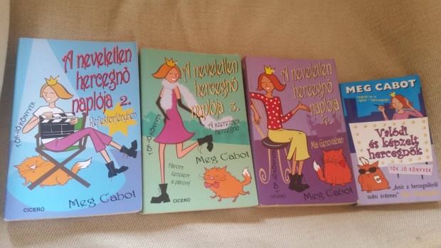 Meg Cabot: A neveletlen hercegn naplja 2-3-4+1