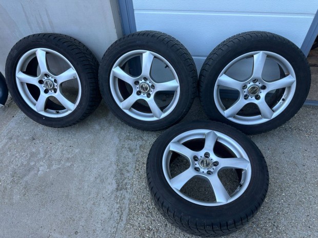 Mega 17-es 5x114.3 -as alufelni szett elad tli gumival