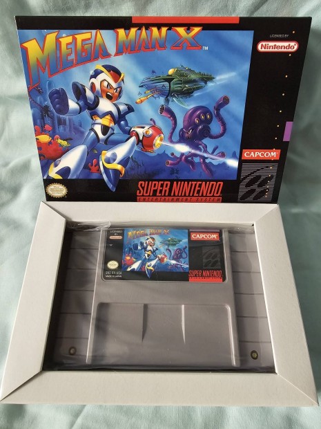 Mega Man X Super Nintendo NTSC USA kazetta SNES