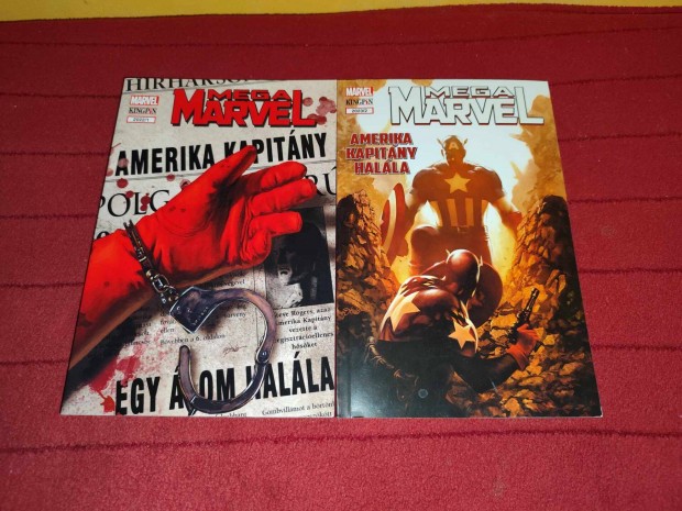 Mega Marvel 9. Amerika Kapitány halála + Mega Marvel 13. Amerika k