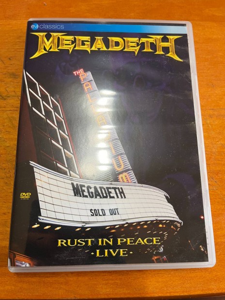Megadeth -Rust in Peace -Live DVD!