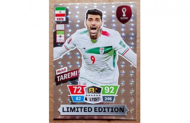Mehdi Taremi Irn XXL Limited focis krtya Panini World Cup Qatar 2022