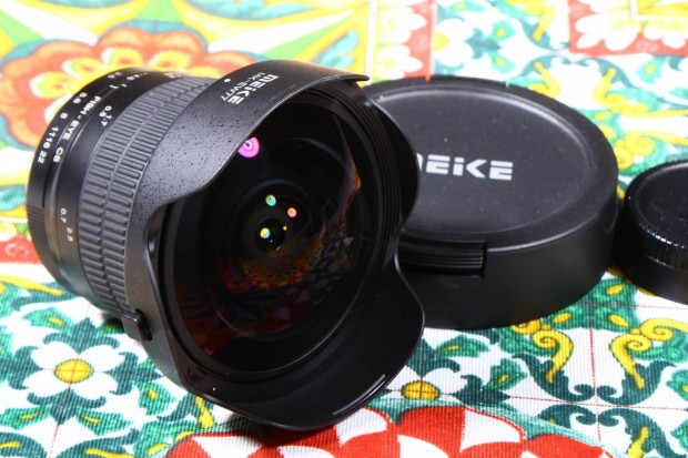 Meike 3.5 8mm Nikon Fisheye halszem objektív