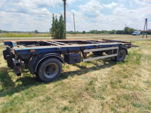 Meiller K18ZL 5,0 konténerszállító pótkocsi eladó