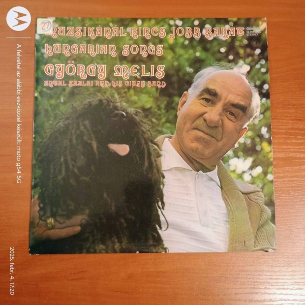 Melis Gyrgy Muzsiknl Nincs Jobb Bart; LP, Vinyl