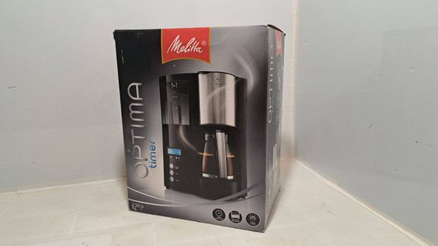 Melitta 100801 Optima Timer filteres kávéfőző, szinte új