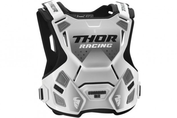Mellkasvédő Thor Gardian MX Ifjúsági fehér / fekete S/M