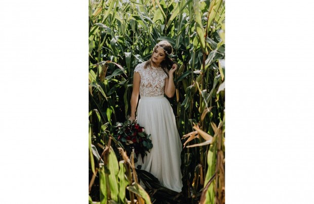 Melove Bridal boho rusztikus menyasszonyi ruha -36 mret