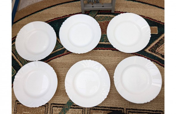 Mélytányérszett (IKEA), fehér - 6 db T1 (#4068)