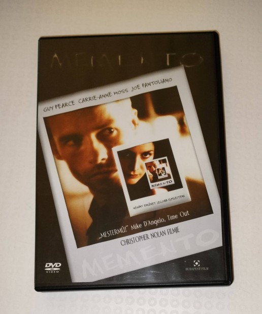 Memento dvd Christopher Nolan filmje