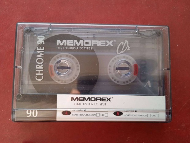 Memorex Chrome 90 retro audio kazetta , gyjti llapotban