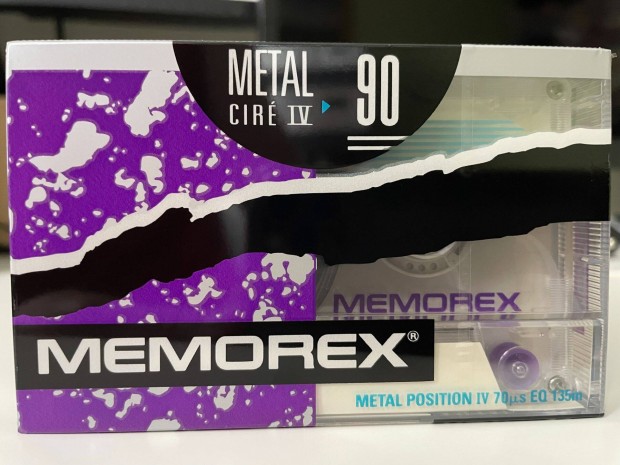 Memorex Cir IV metal 90 1991 bontatlan, j magnkazetta