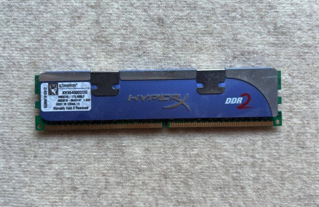 Memria krtya - Kingston Hyperx ddr2 pc2 6400u Khx6400D2Llk2/2G