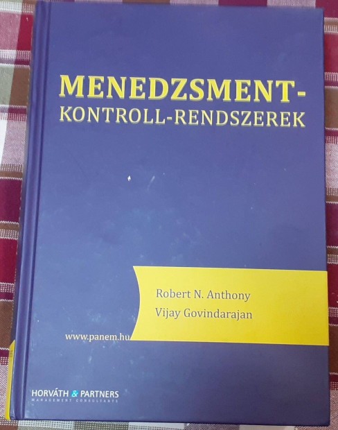 Menedzsment kontroll-rendszerek cm knyv elad!