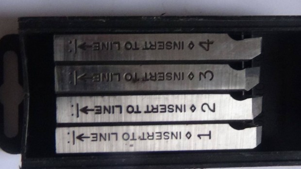 Menetvágó késkészlet 36MM "A"4részes Ridgid 500B