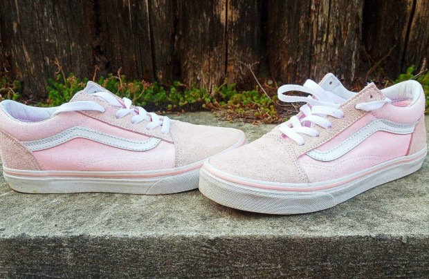 Men, mrks Vans Old Skool pink,rzsaszn ni, lny cip, j llapot