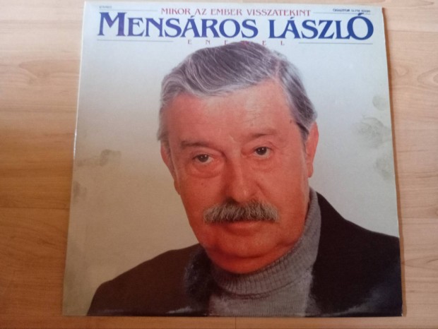 Mensros Lszl bakelit (vinyl) lemez