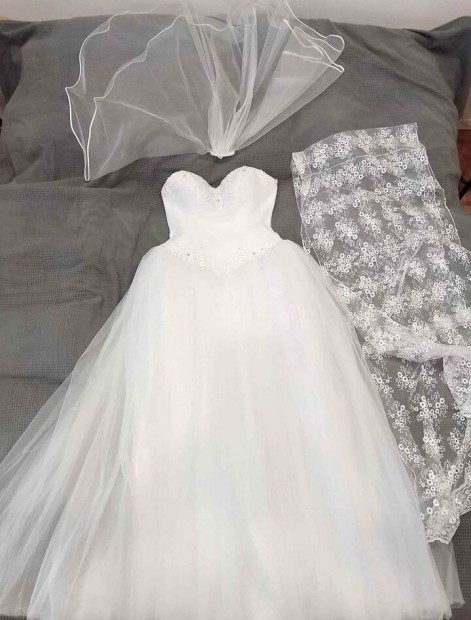 Menyasszonyi ruha 38-as 
