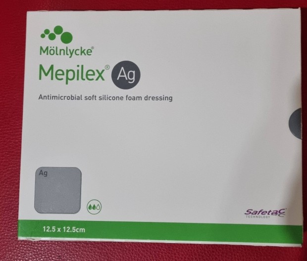 Mepilex Ag sebtapasz 12,5x12,5cm