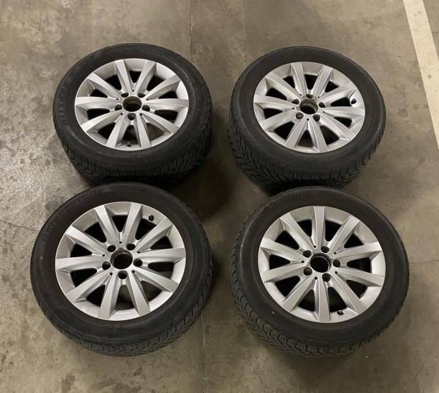 Mercedes 16" alufelni Brigdestone Blizzak téligumival (4 db) eladó
