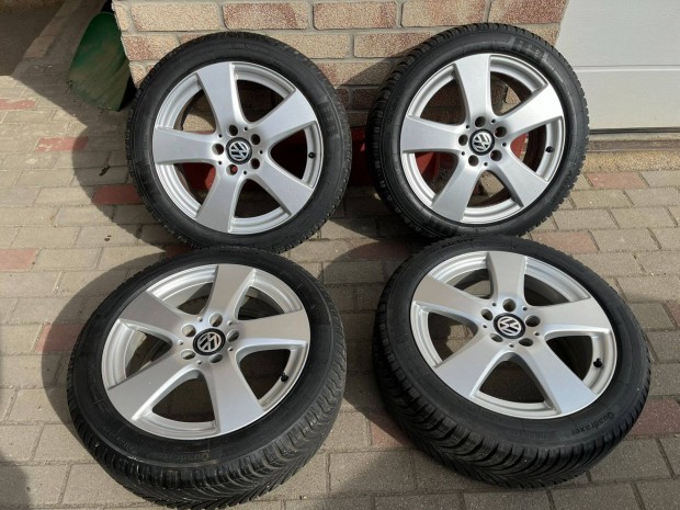 Mercedes 17 5x112 alufelni 4 �vszakos gumival VW/Audi/Skoda/Seat