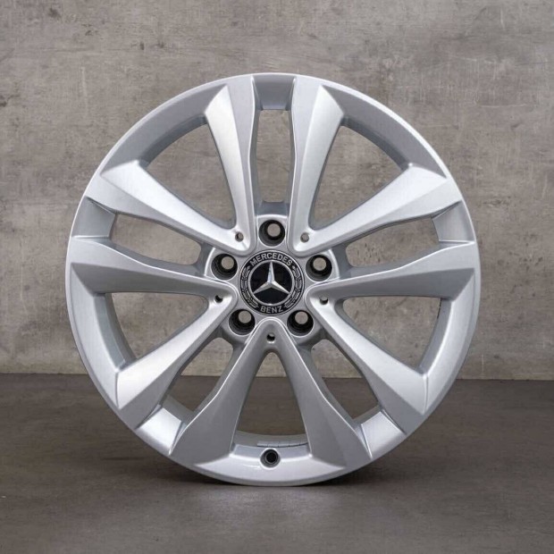 Mercedes 17 coll eredeti gy�ri cikksz�mos alufelni 5x112 felni 4 