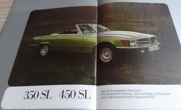 Mercedes 1973 (51 ves!) program prospektus, katalgus 