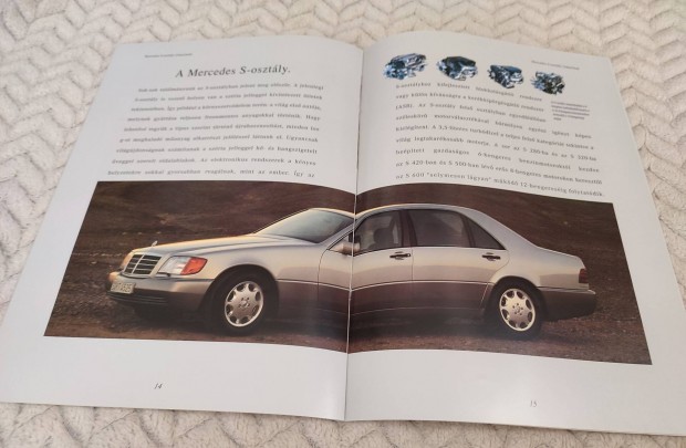 Mercedes 1993 magyar nyelv, program prospektus, katalgus.