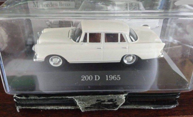 Mercedes 200 D 1965 kisauto modell 1/43 Elad