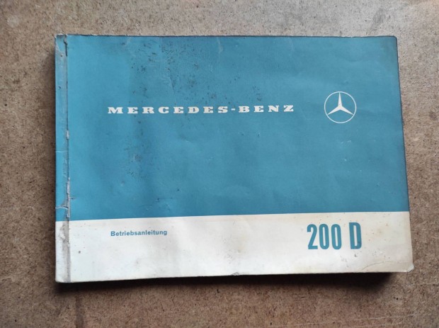 Mercedes 200 D kezelsi utasts