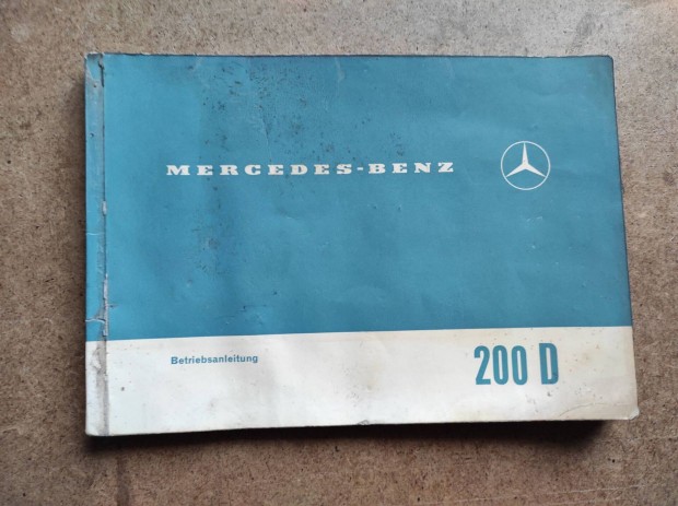 Mercedes 200 D kezelsi zemeltetsi utasts