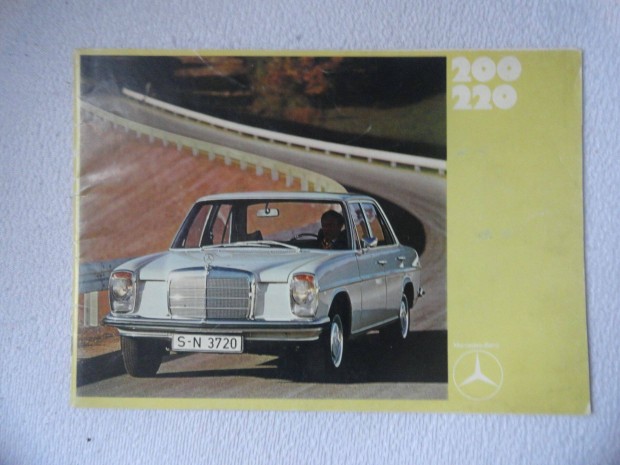 Mercedes 200 prospektus 1970