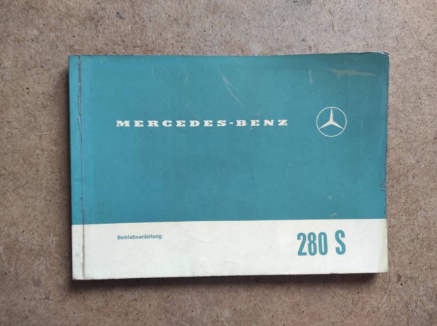 Mercedes 280 S kezelsi tmutat.1977.08-