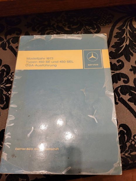 Mercedes 450 se, 450 sel USA model szerviz f�zet elad�!