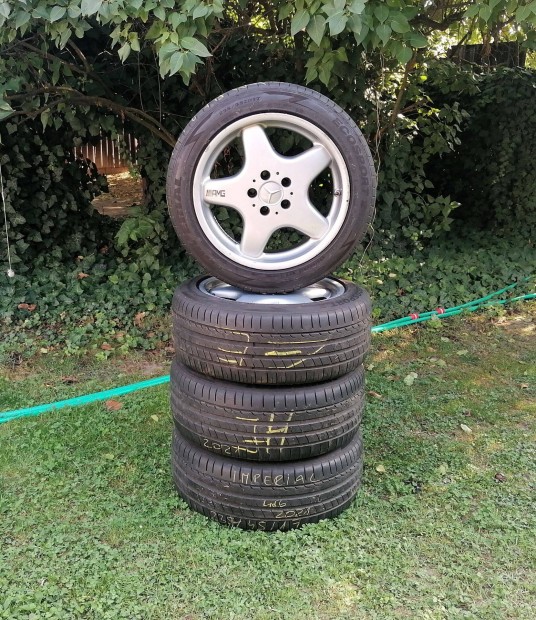 Mercedes 5 x112 x 17" alufelni nyri gumigarnitrval