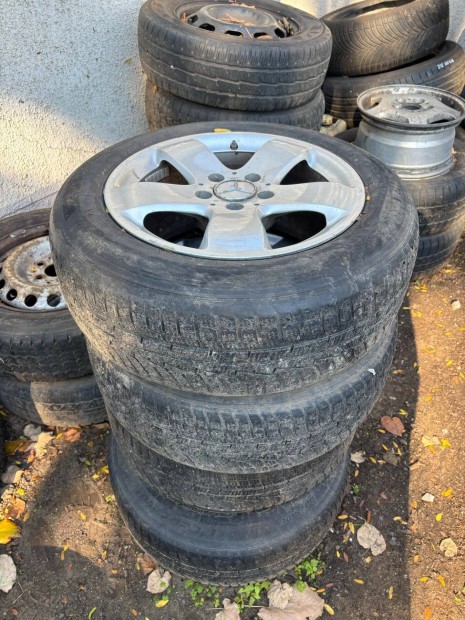 Mercedes 5x112 16" alufelni 205/60 R16 gumikkal