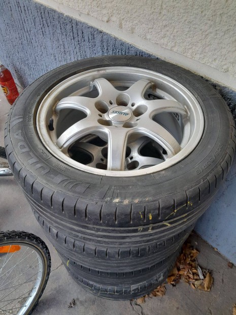 Mercedes 5x112 es alufelni 205/55 R16 j nyri gumikkal elad