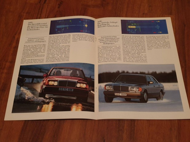 Mercedes ABS ASD ASR 4Matic Prospektus 1989