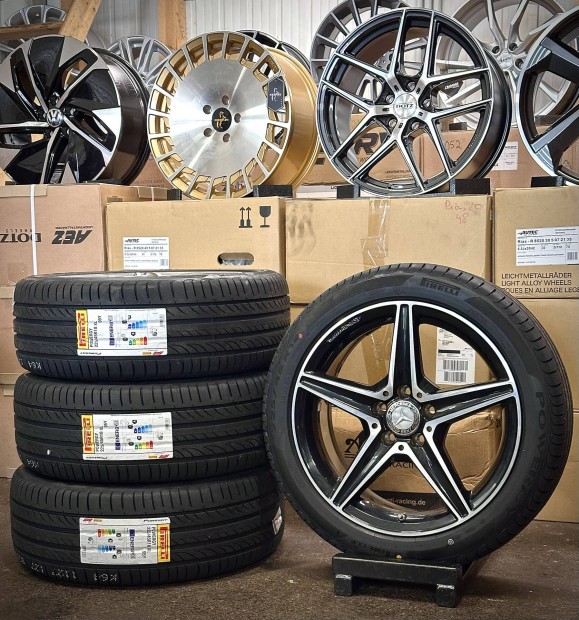 Mercedes AMG 18zoll gyári alufelnik Új nyári gumikkal