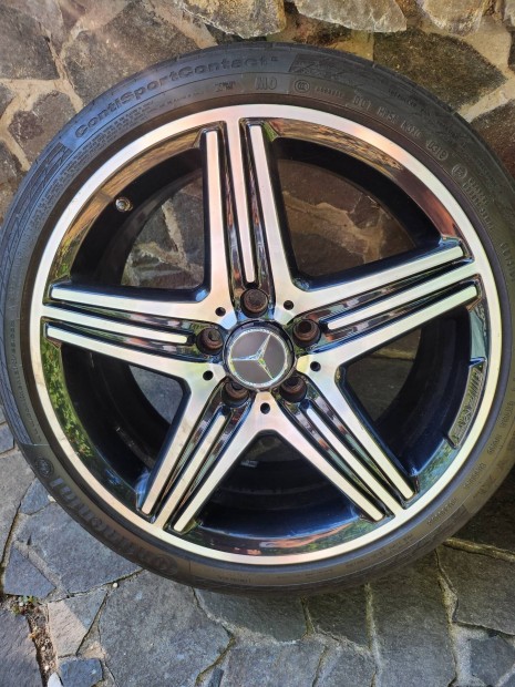 Mercedes AMG 5x112 R18 Bicolor alufelni nyárigumival