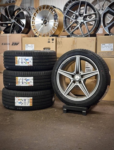 Mercedes AMG gyári 18zoll Alufelnik új nyári gumikkal