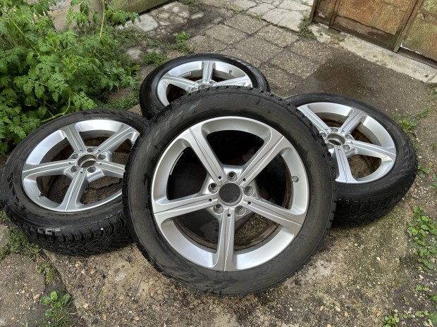 Mercedes A B CLA 17 17" 5x112 alufelni felni 205/55 R17 téli gumi