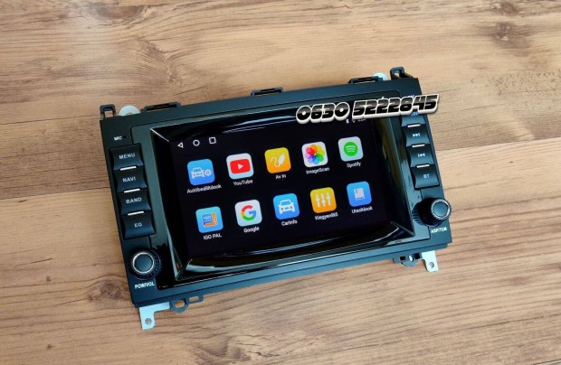 Mercedes A B Vito Viano Android 2Din Rádió Navigáció Multimédia Hifi